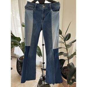 Hollister Bell Bottom Flared Jeans Size Tag Says 29x32 Measured 42 1/2 In Length